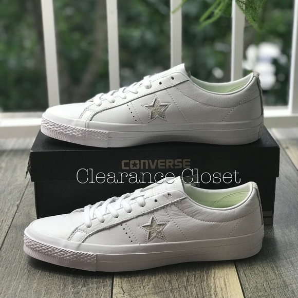 NWT Converse One Star OX White M AUTHENTIC - Picture 2 of 8